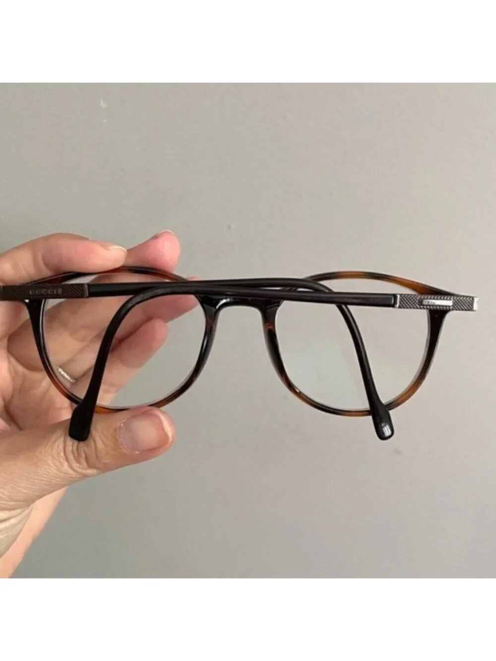 Vintage Gucci Tortoiseshell Round Glasses Frames w/ Case - 50mm 🇮🇹